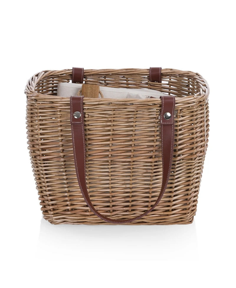 Picnic Time Terrabella Handwoven 15-Piece Picnic Basket