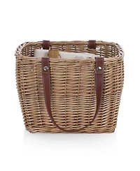 Picnic Time Terrabella Handwoven 15-Piece Picnic Basket