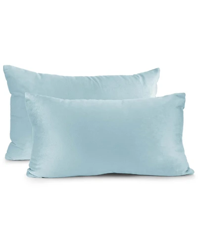 Nestl Elegant Velvet Removeable Cover 2-Pack Decorative Pillows
