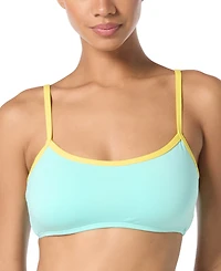 Kate Spade Women's Contrast-Trim Bralette Bikini Top, Exclusively at Macy's