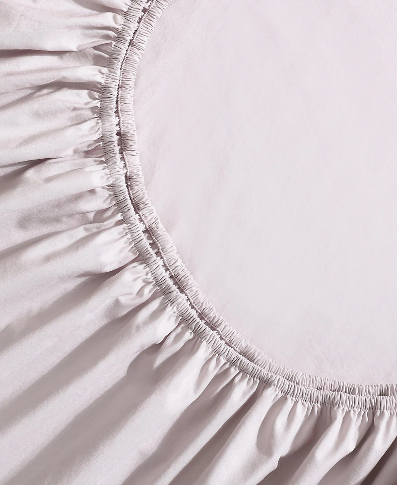 Closeout! Calvin Klein Washed 200-Thread Count Cotton 3-Pc. Sheet Set