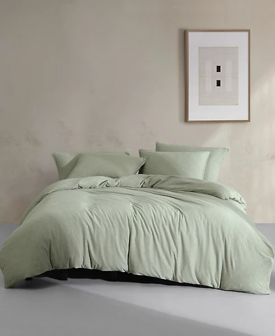 Calvin Klein Modern Cotton Melange Tencel Jersey 3 Piece Duvet Cover Set
