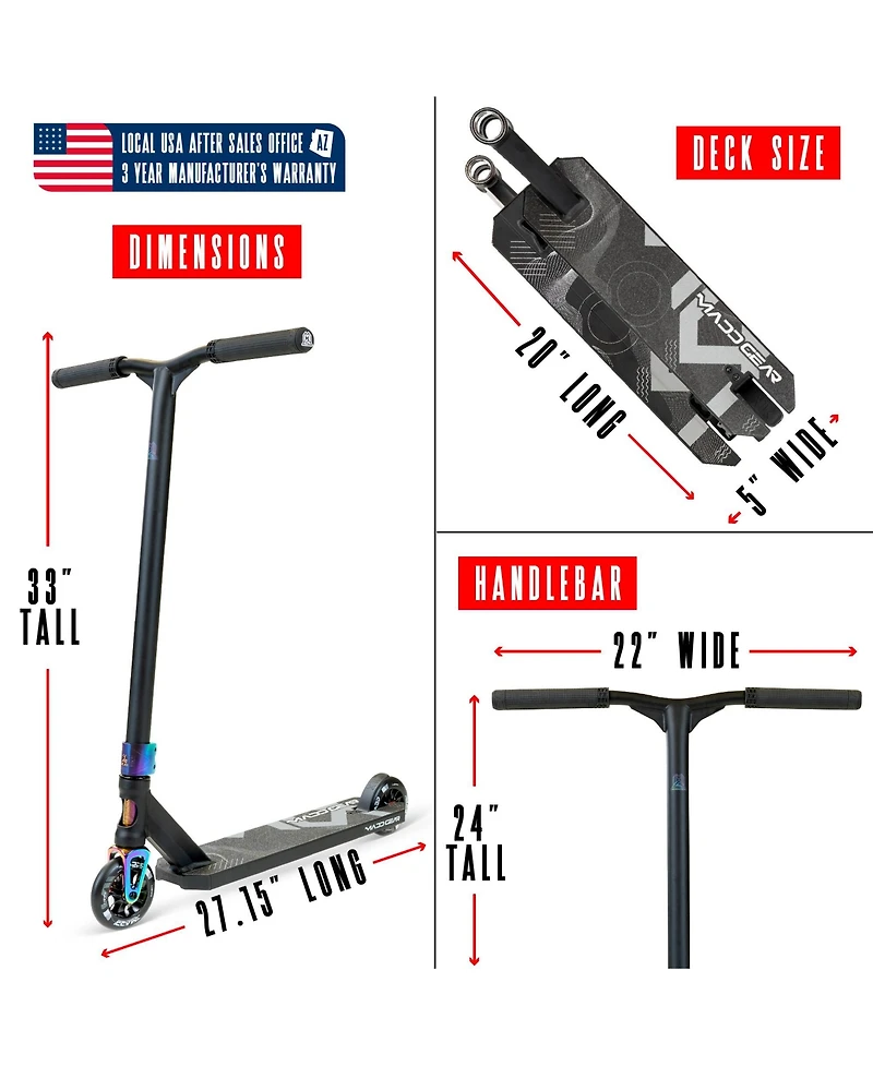 Pro Stunt Scooter for Kids and Teens Ages 8