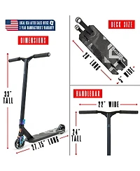 Pro Stunt Scooter for Kids and Teens Ages 8