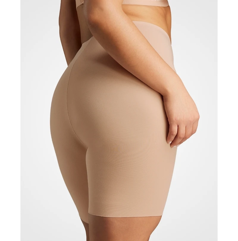 Siella Women's Cotton No-Show Mid-Thigh Short