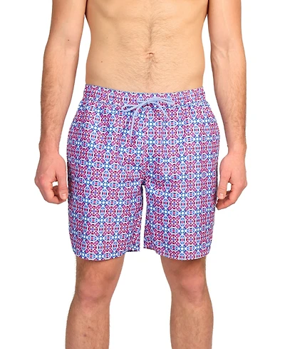 Tailorbyrd Big & Tall Kaleidoscope Print Swim Shorts - Comfortable and Stylish Swimwear