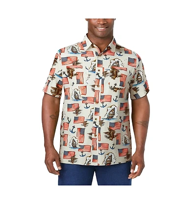 KingSize Men's Short Sleeve American Sport Shirt