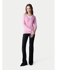 Gobi Cashmere Women's Essential Cashmere V-Neck Sweater