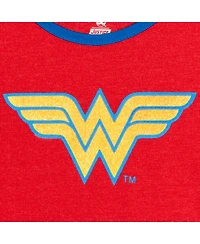 Justice League Girls Dc Comics Wonder Woman Ringer T-Shirt