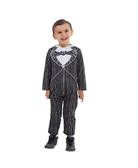 Nightmare Before Christmas Baby Boys Jack Skellington Zip Up Coverall Newborn to