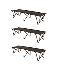 Kamp Rite Kwik Cot Folding Portable Outdoor Camping Hiking Sleeping Bed (3 Pack)