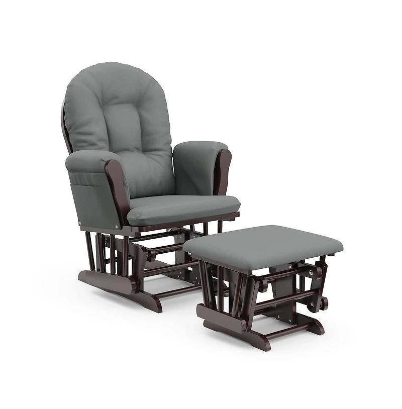 Storkcraft Hoop Glider and Ottoman