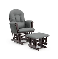 Storkcraft Hoop Glider and Ottoman