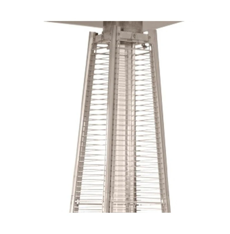 41000 Btu Steel Propane Triangular Pyramid Standing Patio Heater