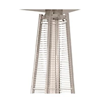 41000 Btu Steel Propane Triangular Pyramid Standing Patio Heater