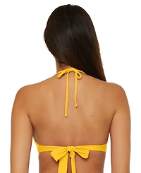 Becca Women's Marble Canyon Ring Halter Swim Top