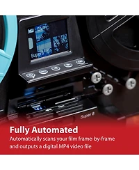 Magnasonic All-in-One Super 8/8mm Film Scanner, Converts Film into Digital Video, Scans 3", 5" and 7" Super 8/8mm Film Reels with Bonus