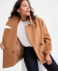 Michael Michael Kors Women's Double-Breasted Coat, Exclusively at Macy's