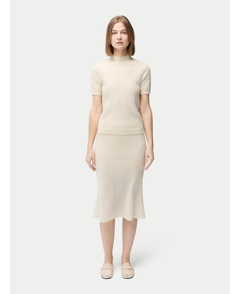 Gobi Cashmere Women's Jersey Knit Skirt