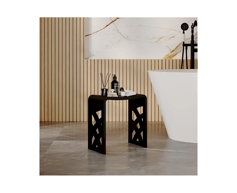 Casainc Freestanding Solid Surface Bathroom Shower Stool
