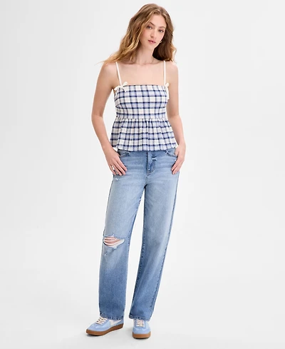 Celebrity Pink Juniors' Straight-Leg Jeans