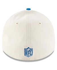 New Era Men's Cream/Blue Detroit Lions 2025 Nfl Draft 39THIRTY Flex Hat