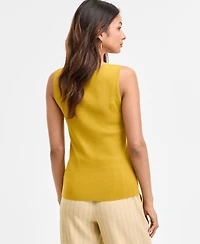 Tahari Asl Petite Sleeveless Sweater Tank Top