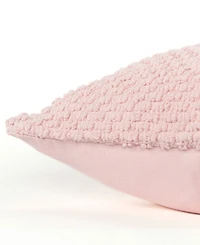 Rizzy Home Urban Farmhouse Solid Woven Decorative Pillow, 20" x