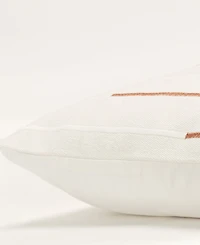 Rizzy Home Glam Striped Woven Decorative Pillow