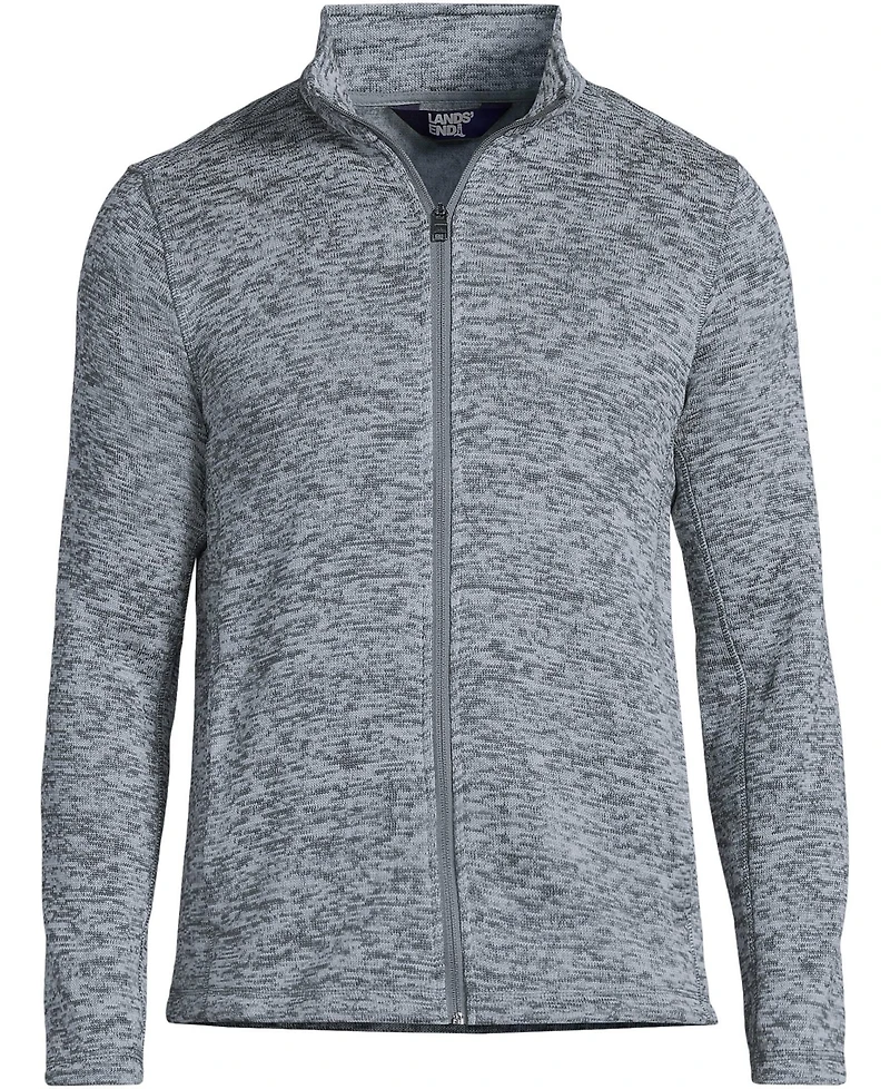 Lands' End Men's Sweater Fleece Jacket