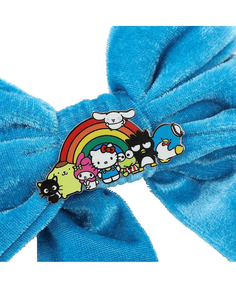 Hello Kitty & Friends Character Rainbow 3-Piece Bow Clips Set