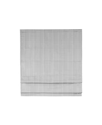 Basketweave Room Darkening Cordless Roman Shade, Single Panel for Bedroom, Thermal Insulated Window Blind Treatment for Living Room