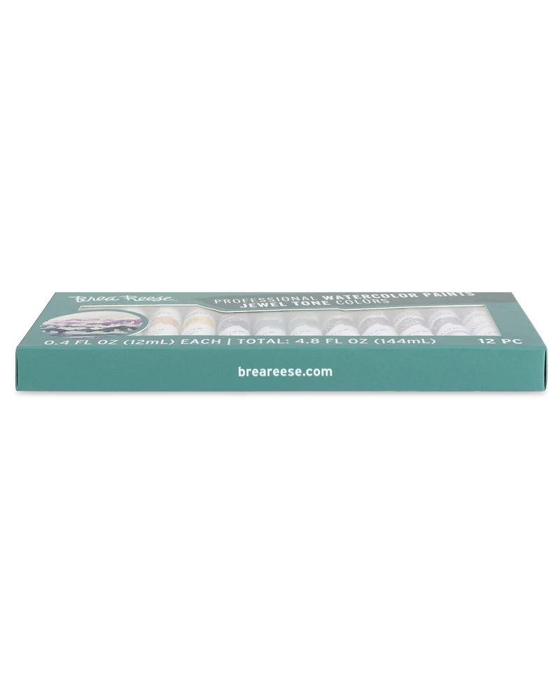Professional Watercolor Paint Set: Jewel Tones