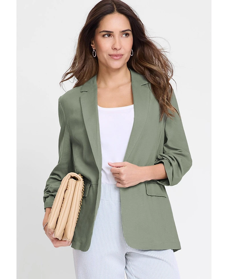 Olsen Women's Linen Viscose Blazer