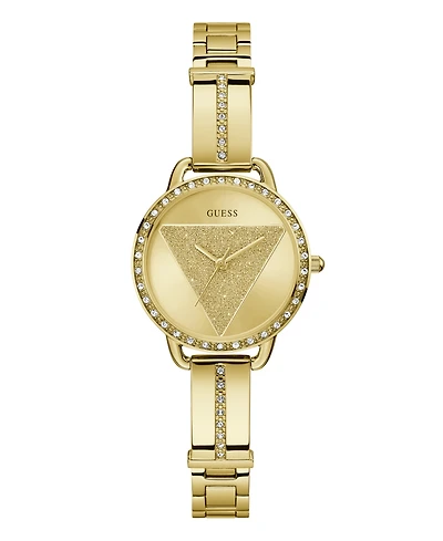 Guess Women's Analog Gold-Tone Stainless Steel Watch, 30mm