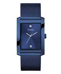 Guess Men's Analog Blue Mesh Watch, 34mm