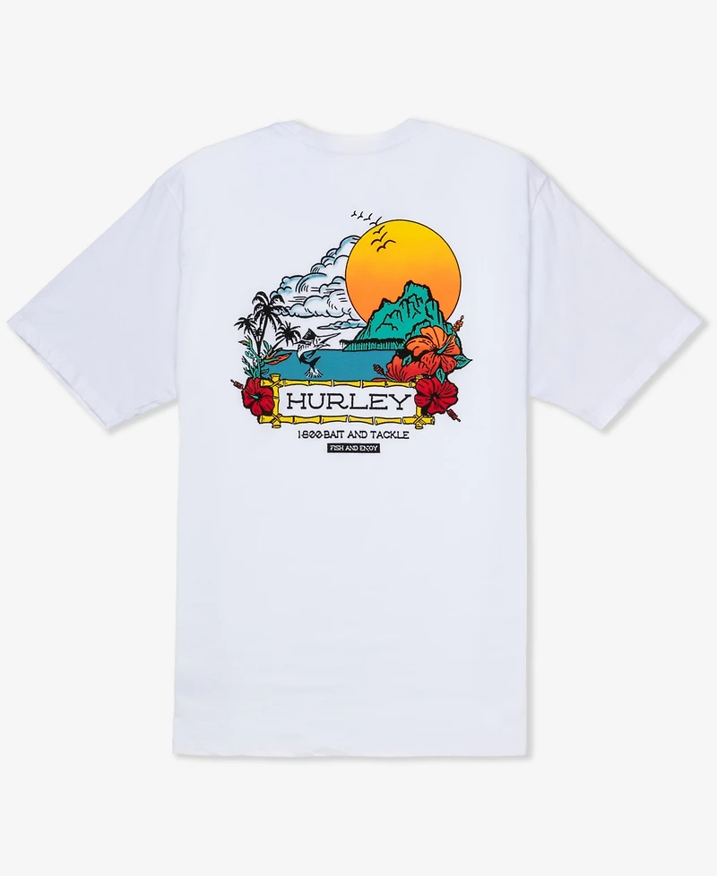 Hurley Men's Bait Short Sleeve T-Shirt