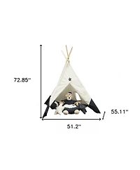 Fabric Canopy Tent for Camping Backyard or Indoor Use