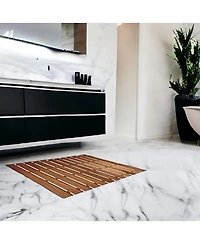 Absorbent Shower Bath Mat for Tub and Bathroom Floor Protection
