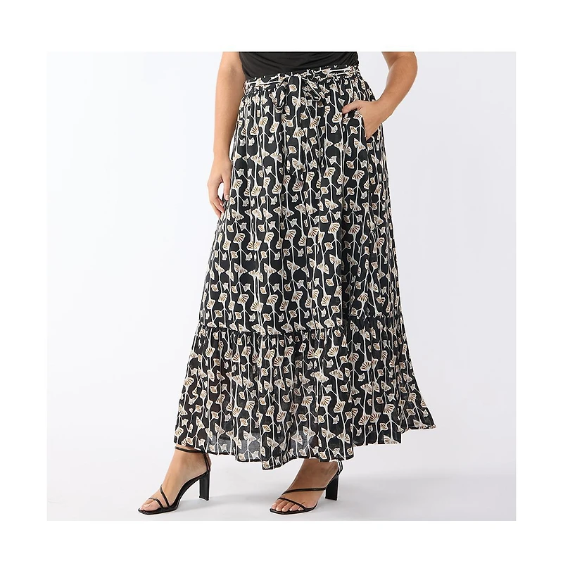 Estelle Sea Lily Tiered Skirt