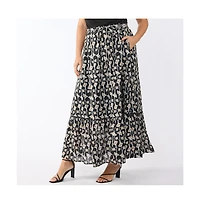 Estelle Sea Lily Tiered Skirt