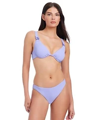 Sanctuary Womens Stay Connected Underwire Bikini Top Hipster Bottoms
