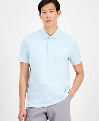 Alfani Men's Regular-Fit Mercerized Polo Shirt, Created for Macy's