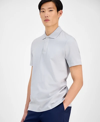 Alfani Men's Regular-Fit Mercerized Polo Shirt, Created for Macy's