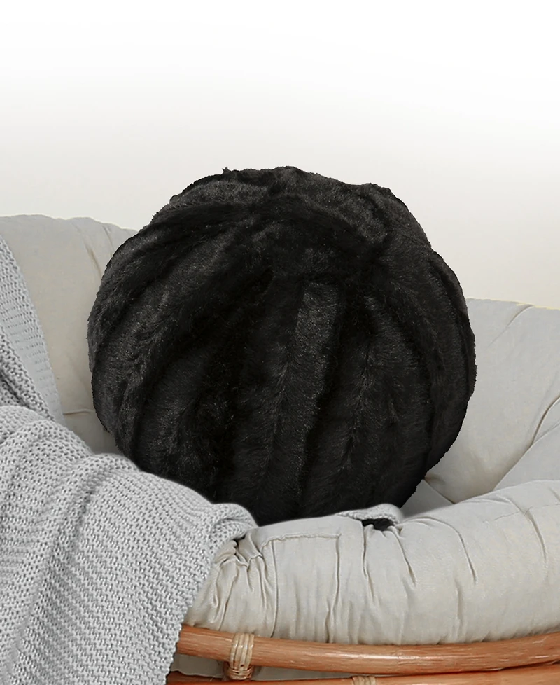 Cheer Collection Ultra Soft Ball Decorative Pillow, 10" x