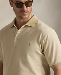 Polo Ralph Lauren Men's Big & Tall Houndstooth Jersey Polo Shirt