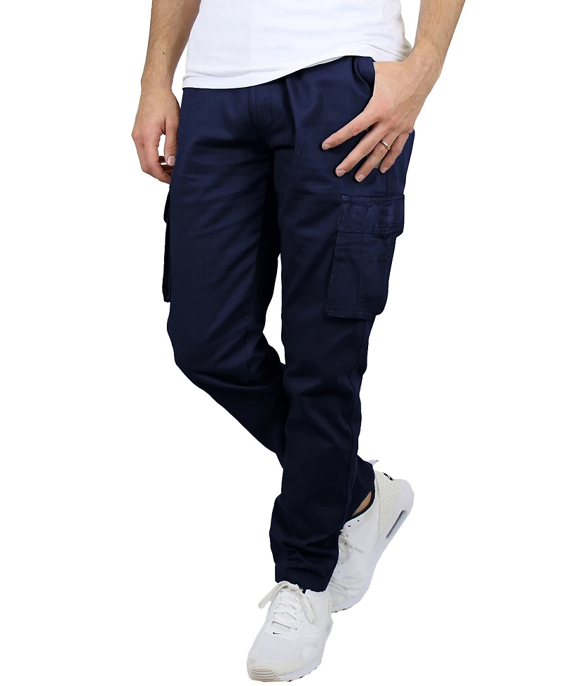 Blu Rock Men's Flex Stretch Cargo Pants