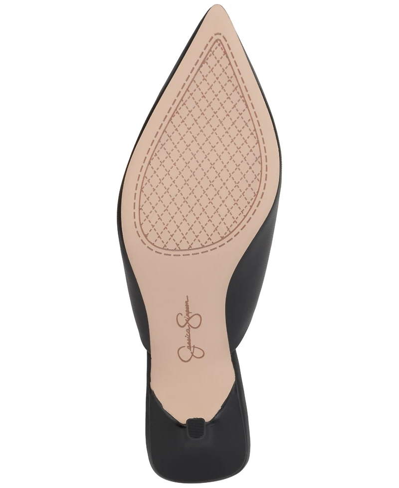 Jessica Simpson Women's Belvaen Mid-Heel Mule Pumps