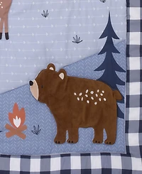 Little Love by NoJo National Park Buffalo Check 3-Pc. Quilt Set, Crib