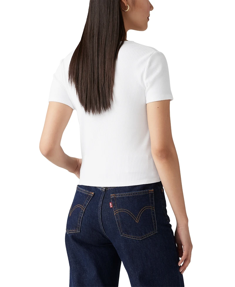 Levi's Women's Muse Short-Sleeve V-Neck Top